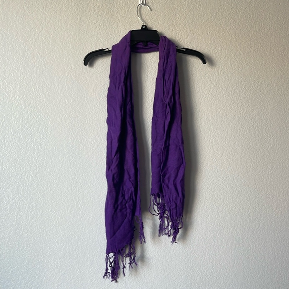 Purple scarf